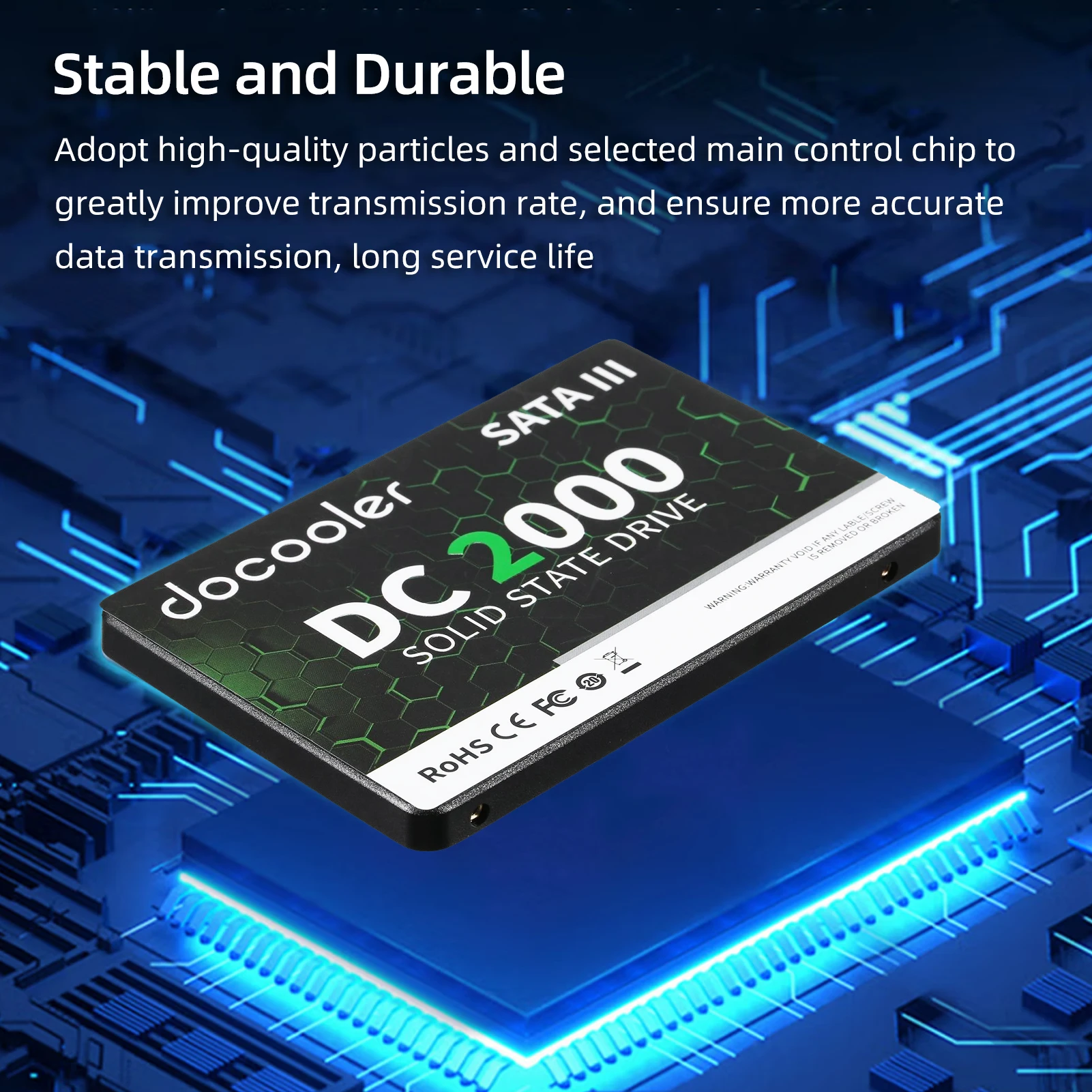 Внутренний твердый накопитель docooler DC2000 2 5 дюйма SSD SATA III 128 ГБ/256 ГБ/512 ГБ/ТБ |