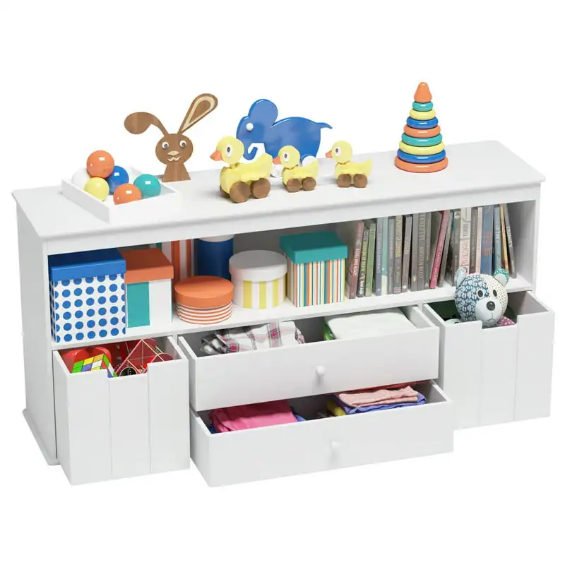 

Drawer Storage Cabinet Bookshelf, White