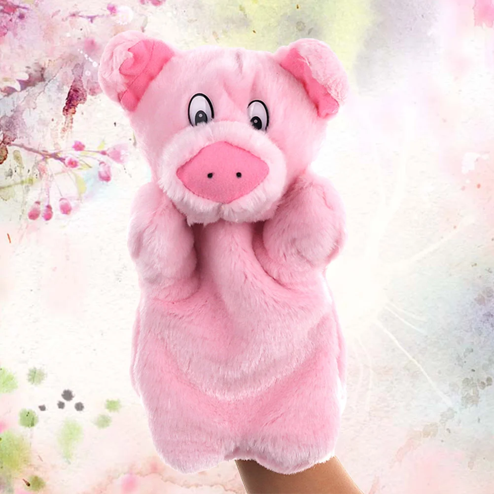

Игрушки-марионетки Puppetpig, Детские реквизиты для обучения дошкольных друзей, амбар, друзья, шприц, история пальцев, плюшевое искусство