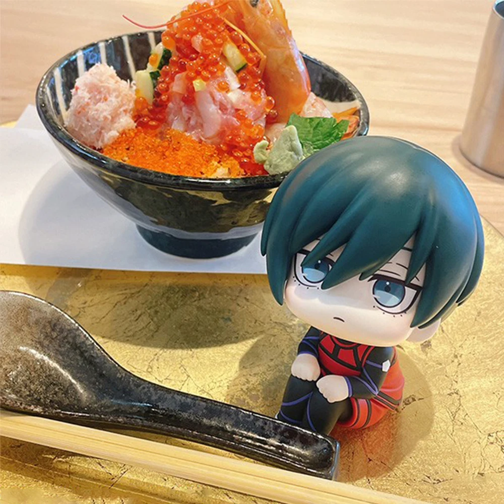 Фото Фигурка аниме Itoshi Sae Reo Mikage Rin Itoshi Nagi Seishiro, ПВХ фигурка, модель, украшение для рабочего стола, подарок, детская игрушка №3