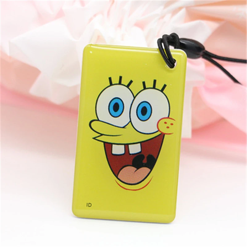 

Cartoon Keyfobs KeyChain Chip EM4305 T5577 RFID Card Blank 125Khz Rewritable Key Fob Unstandard Llavero Porta Chave Proximity