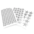 357cm Die Cut Silver Stars Wall Stickers Kids Room Wall Decor Home DIY Vinyl Matte Star Decal Wall Art Decals Baby Nursery