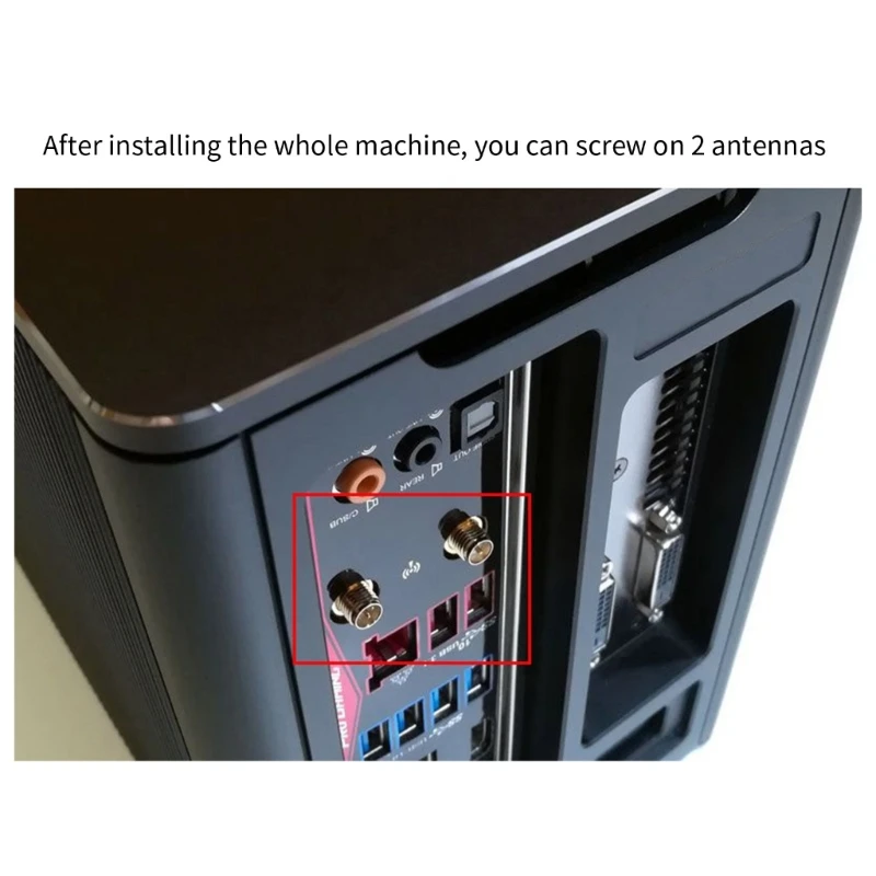 Сетевой адаптер WiFi Go AX201 WiFi6 BT5.0 2400 Мбит/с Cnvio 2 Wi-Fi карта антенны с высоким