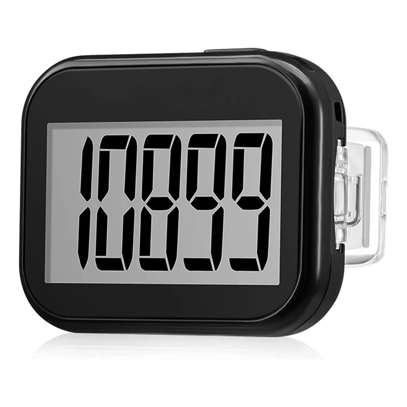 

3D Pedometer For Walking, Simple Step Counter, Accurate Pedometers For Steps, Step Tracker With Large Display