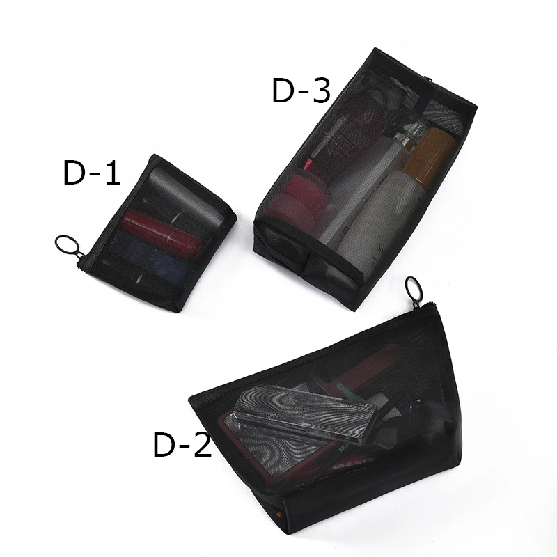 Прозрачный сетчатый органайзер для чехла макияжа сумка хранения Повседневная