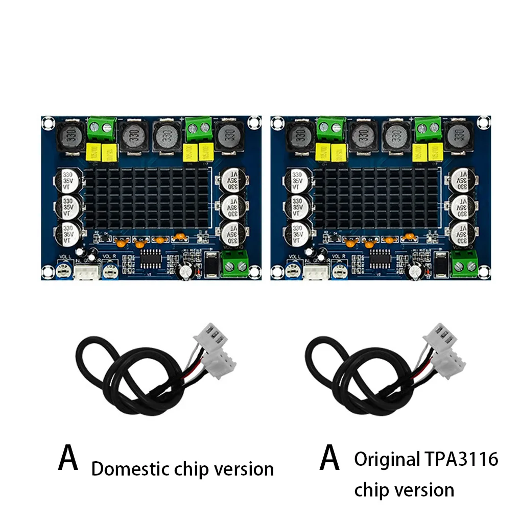 

120W Digital Power Amplifier Board DC 12-26V 2 Channel Speaker Soundbox Adjustable Amp Module Noise Reduction Audio Equipment