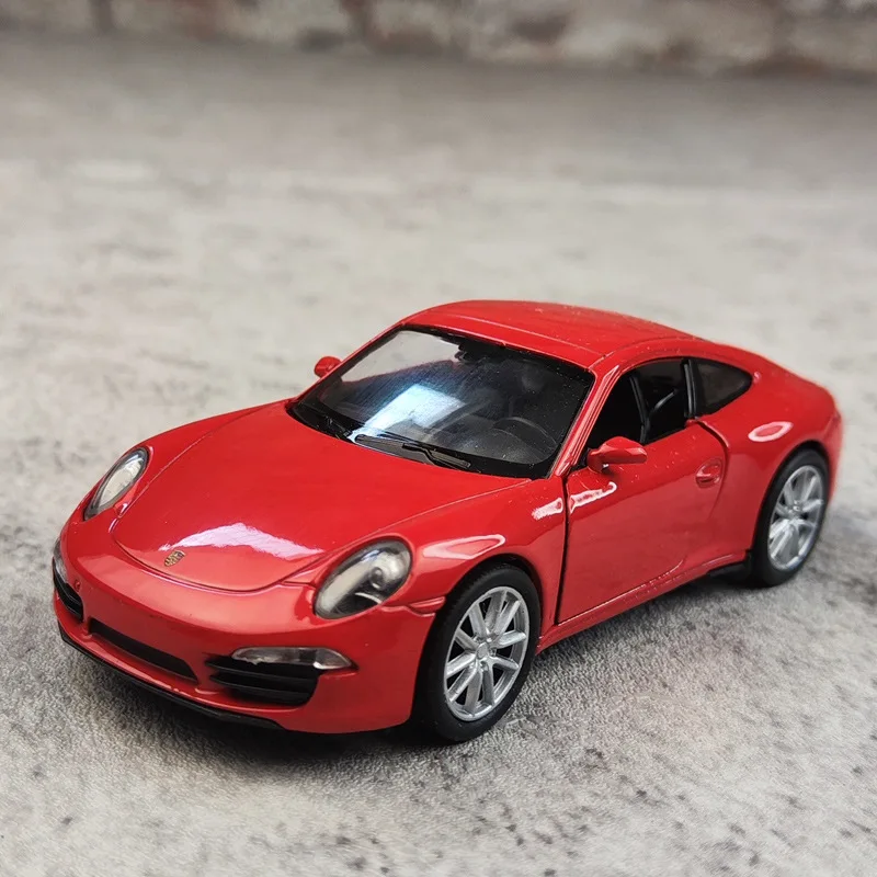 

1/36 Scale Diecast Collector's Model For Porsche 911 Carrera S Supercar Alloy Vehicles Model Car Model Collection Toy Gift