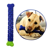 rubber toothbrush for dog soft dog molar stick kong dog toys chew tooth cleaner toothbrush chewing bite toys brushing stick