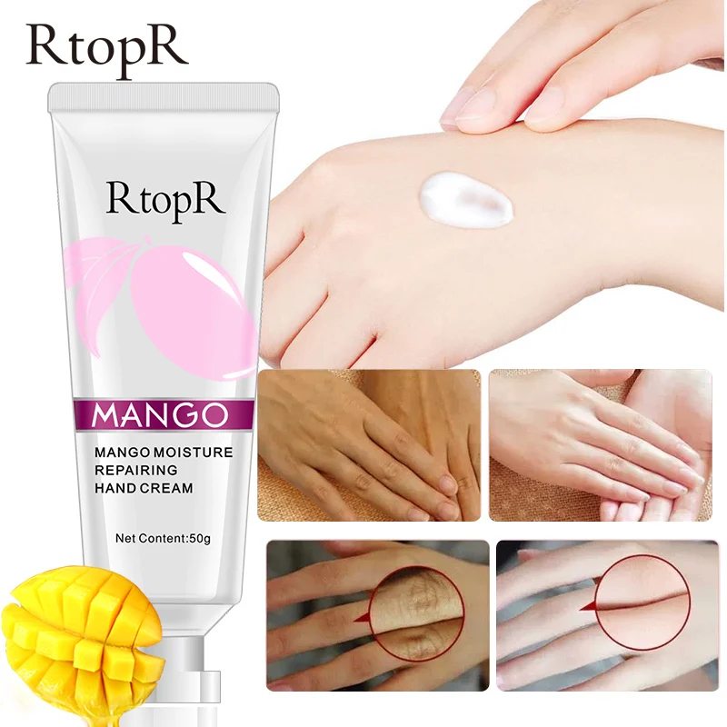 

RtopR Mango hand Lotion Bright Moisturizing Liquid High Quality Skin Hand Whitening Face Care Anti-aging Serum Hand Cream