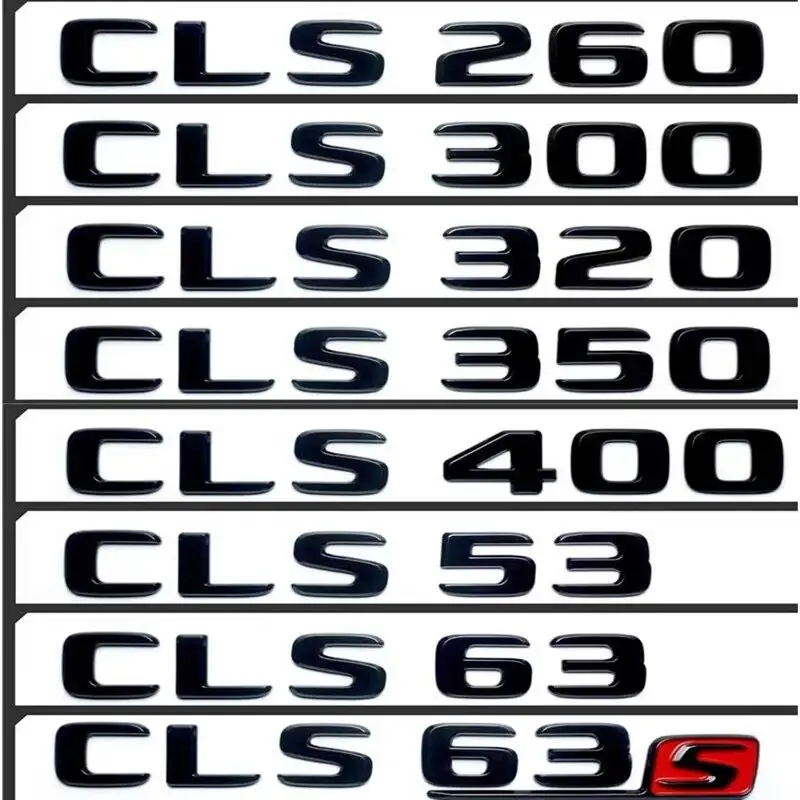 

3D Оригинальные ABS Автомобильные буквы логотип значок эмблема наклейки для Mercedes Benz CLS Class CLS220 CLS250 CLS300 CLS320 CLS63