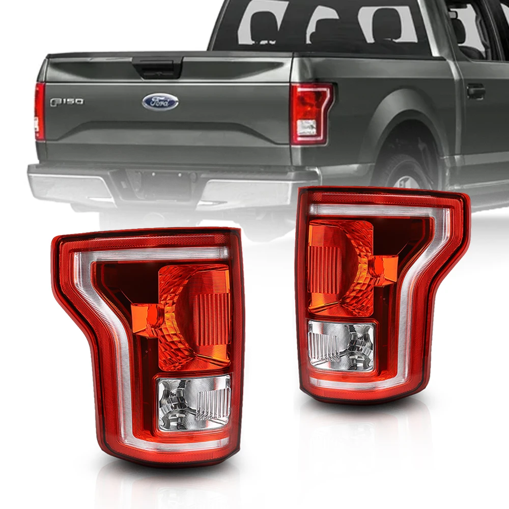 

Warning Red Brake light Tail light Housing for Ford F-150 2015-2017 left and right Optional Without Lights Exterior Accessories
