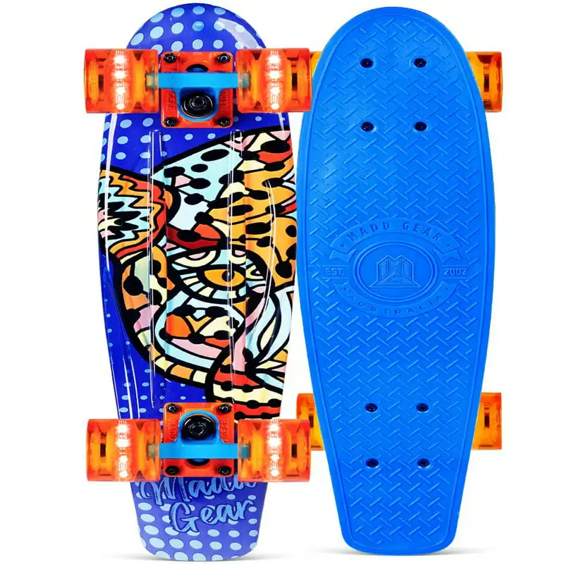 

Retro Beginner Skateboard Mini Cruiser- 62 mm Wheels Beginner Penny Style Board Patinetes eléctricos Longboard bag Grip tape Sk