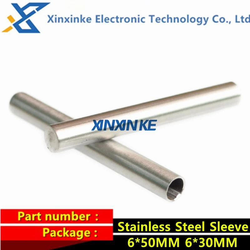 5 шт. датчик температуры PT100 DS18B20 Втулка из нержавеющей стали защитная втулка для потайной трубки 6x50 6*30 мм