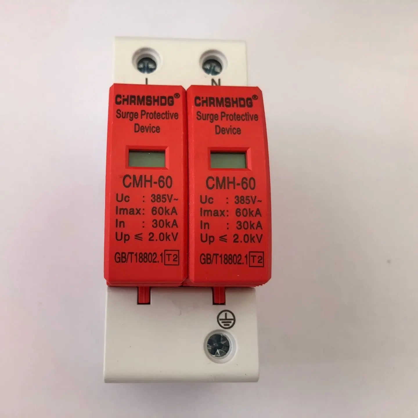 

SPD Din Rail Surge protector power 2P lightning arrester household 220V surge switch 10-20KA 20-40KA 30-60KA 40-80KA
