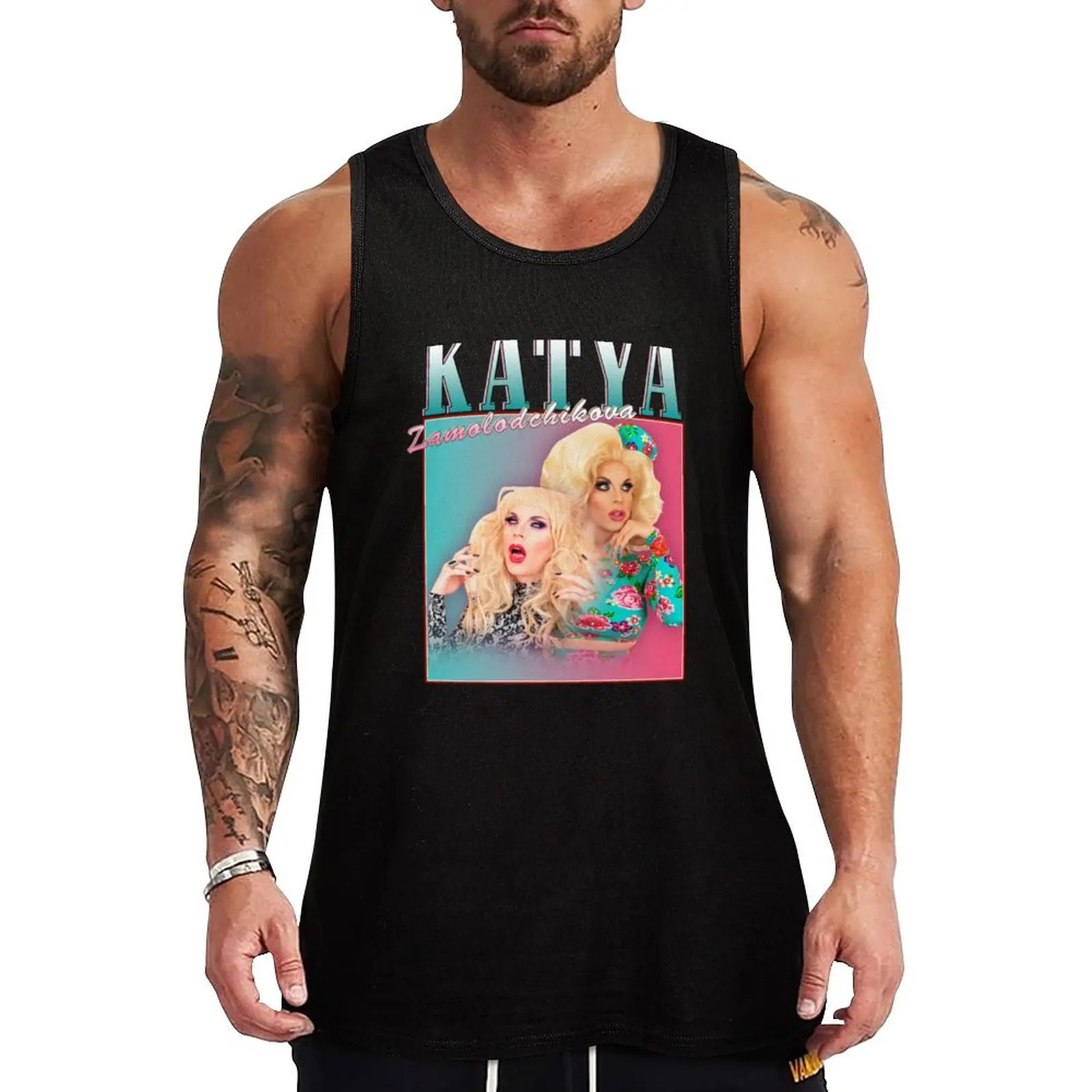 Katya Zamolodchikova винтажный дизайн merch майка Лето 2024 футболки мужские спортивные