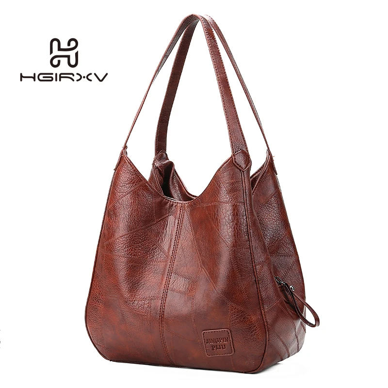 

Leather Bags Women Bucket Bag Ladies Hand Bags Fashion Big Women Shoulder Bag Vintage Top-Handle Bags Female Bag Bolsa Feminina