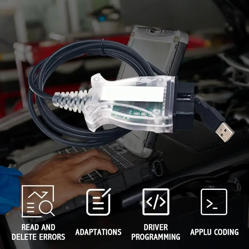 Фото Диагностический сканер для автомобиля с интерфейсом USB №4