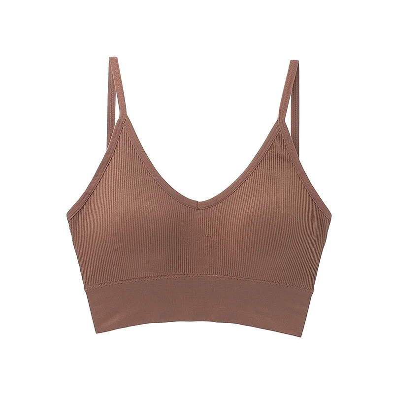 

Women Tank Top Bralette Sexy Crop Tops Seamless Underwear Female Lingerie Intimates Fashion with Removable Padded Camisole