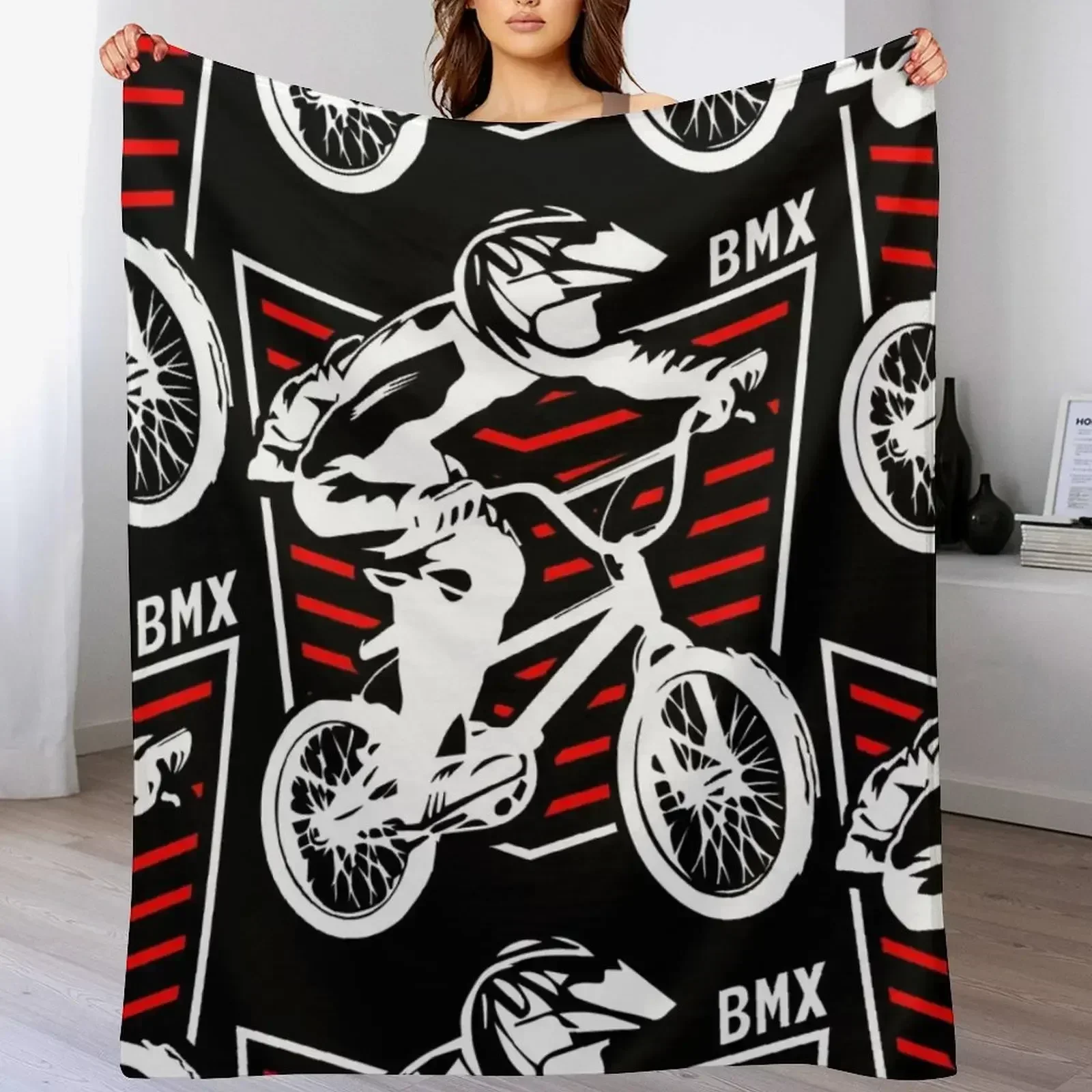 Одежда Bmx Ретро BMX Bike Old School Patch Красное одеяло Роскошный бренд Спальный мешок