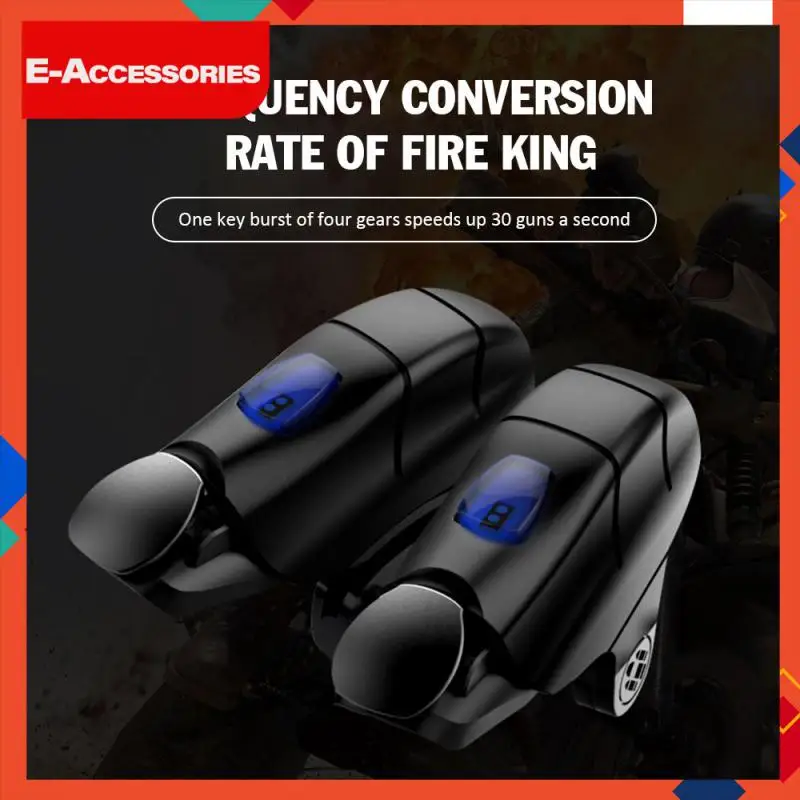

Aim And Shoot Cell Phone Gamepad Six-finger Linkage Shooting Speed Chicken Eating Assist Button Abs Non-slip Press Alloy Buttons