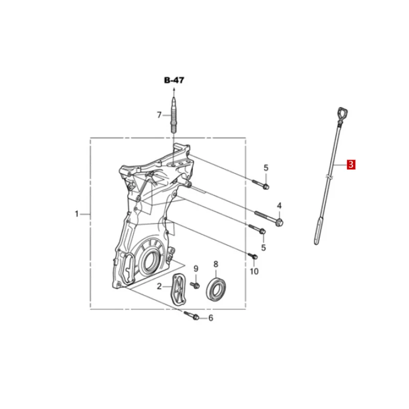 15650-59B-000 подходит для Ho nd a Ac co rd Ci c Ac ur a CR V Cr ow n Ro ad Ha oy ing щуп масла двигателя и манометр (art.: 3920c8c04ccfc) - 3920c8c04ccfc