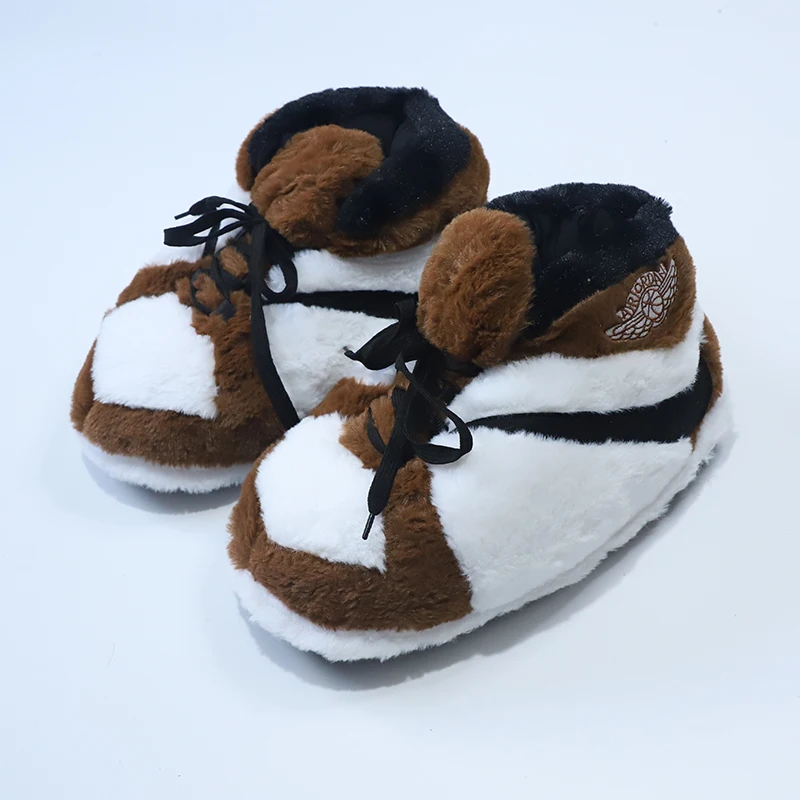 Unisex Winter Warm Home Slippers Women/Men One Size Sneakers Lady Indoor Cotton Shoes Woman House Floor Slippers Drop shopping