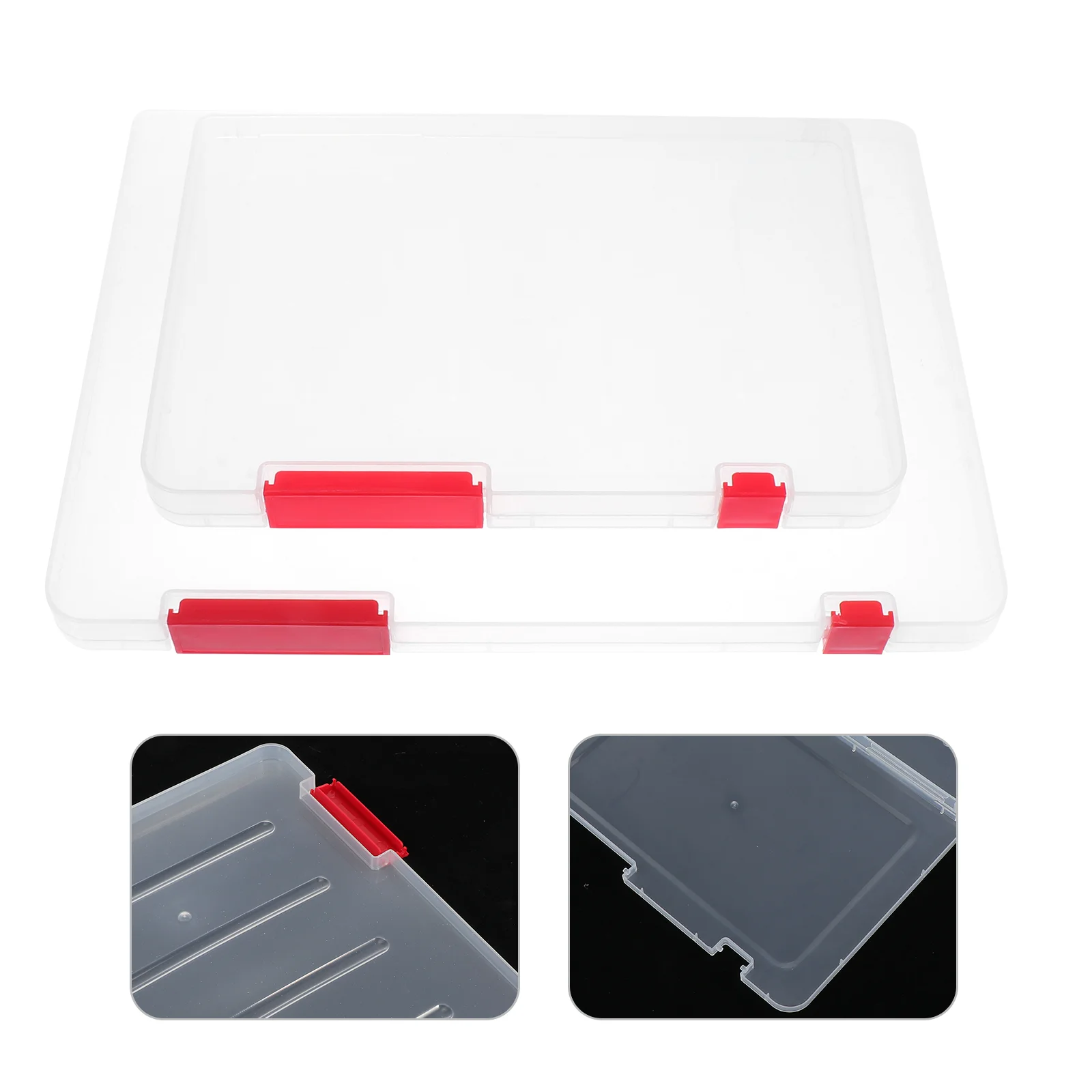 

Коробка для хранения файлов, стандартный Настольный органайзер для записей, офисный держатель, многофункциональный контейнер из пластика A5