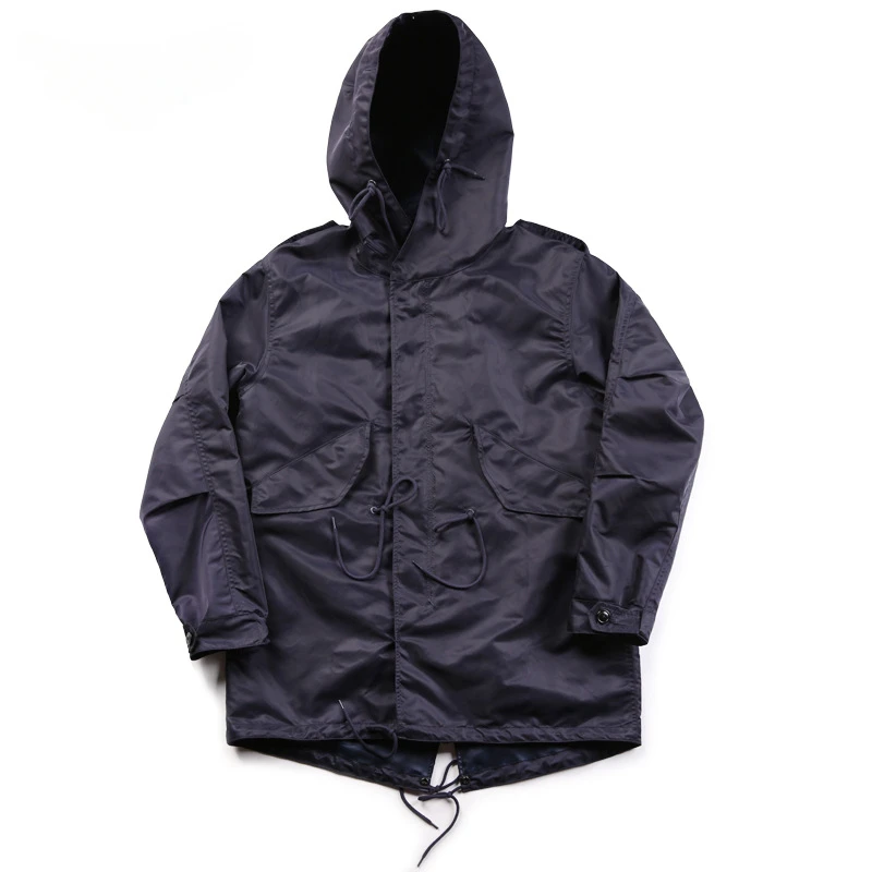Куртка Amekaji M51 Мужская водонепроницаемая ветровка рыбий хвост в стиле ретро