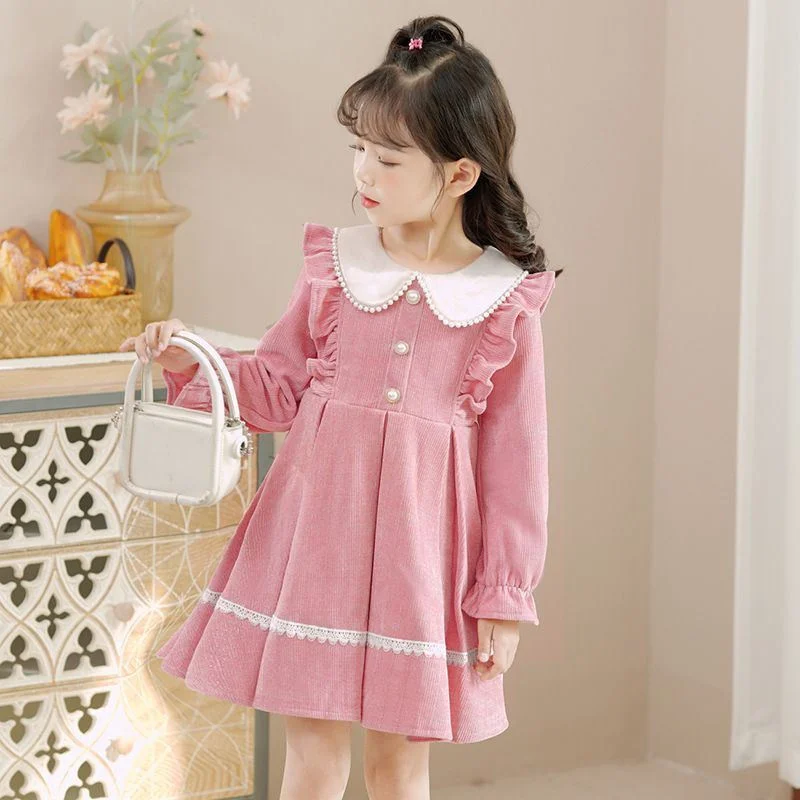 Детское осенне-зимнее платье принцессы