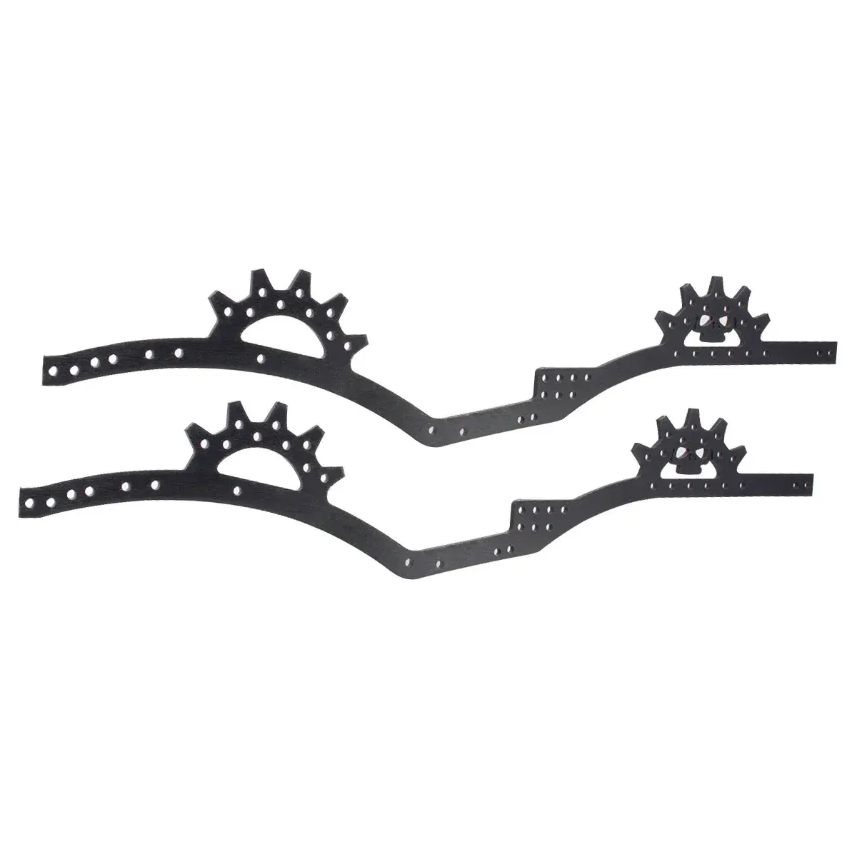 HWRC комплект шасси LCG из алюминиевого сплава рама рельсы для 1/10 радиоуправляемых