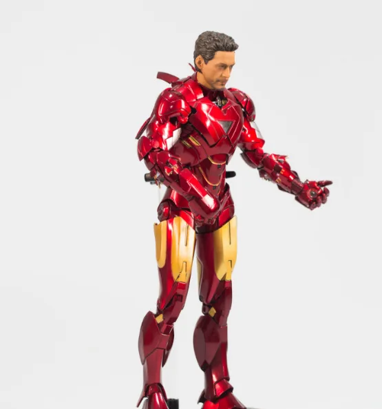 

Экшн-фигурка супергероя Marvel Железный человек, масштаб MK6, масштаб 1/6, ПВХ, Коллекционная модель супергероя, игрушка, подарок для детей, оригинальная коробка, 28 см