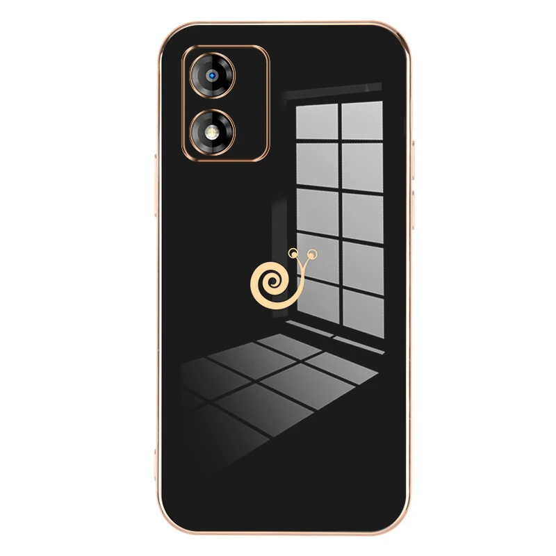

Zoon Pattern Plating Phone Cases For Motorola Moto E13 Back Cover