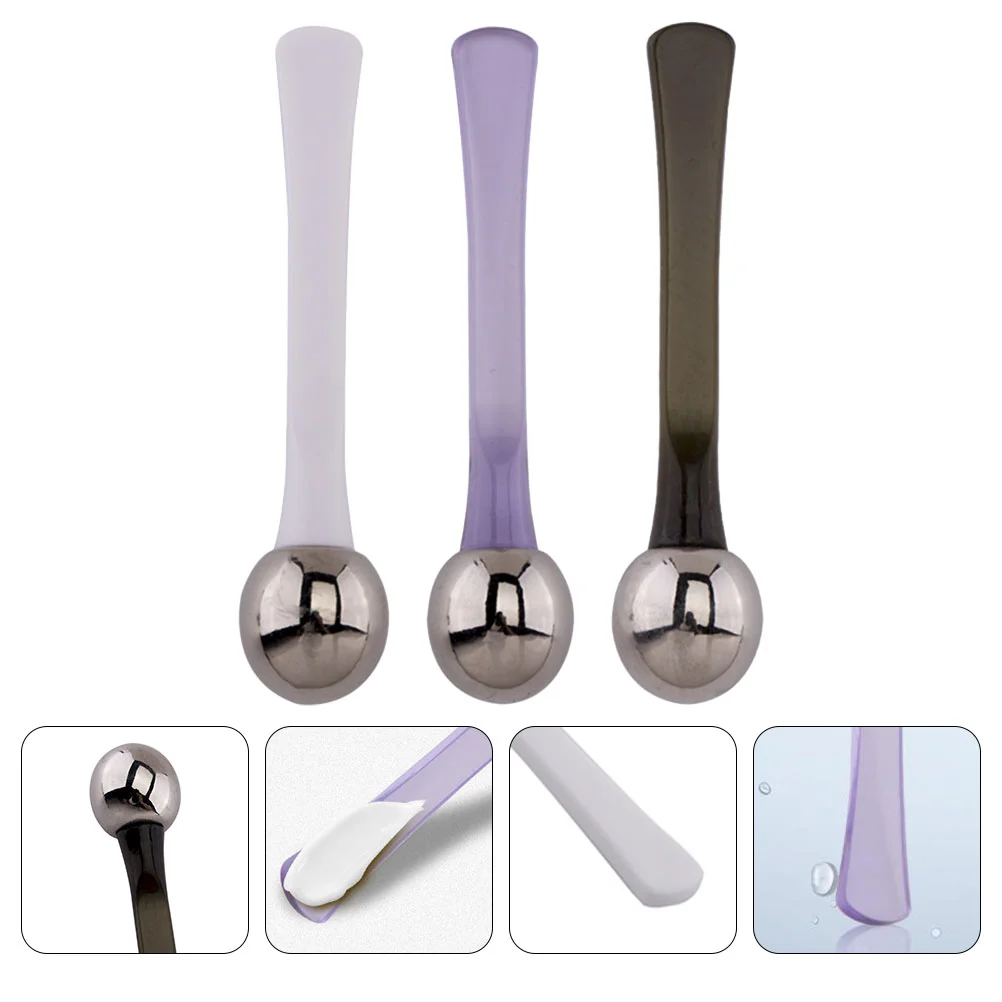 

Eye Cream Roller Stick Puffy Eyes Applicator Wand Spatula Tool Scoop Spoon Facial Beauty Dark Face Metal Care Skin Makeup