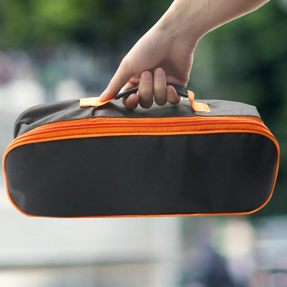 

Organizer Storage Case Wear Resistant With Handle Zipper Closure Portable Pouch Vacuum Cleaner Durable Black Car Tool Bag