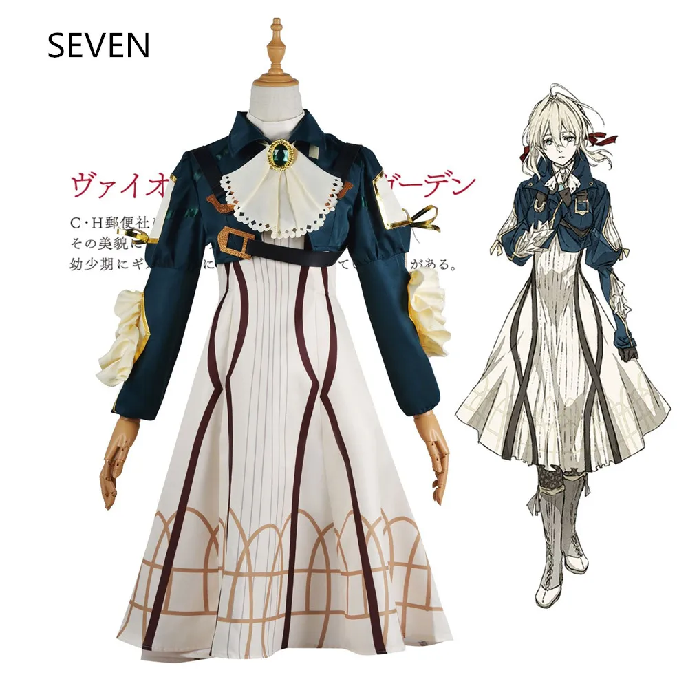 

Violet Evergarden Cosplay Anime ヴァイオレット・エヴァーガーデン Christmas Cosplay Costume Violet Evergarden Gothic Lolita Dress Cosplay