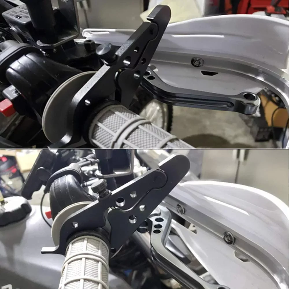 

Aluminum Motorcycle Accessories With Rubber Ring Handlebar Motorcycle Throttle Lock Universal Cruise Control Clamp
