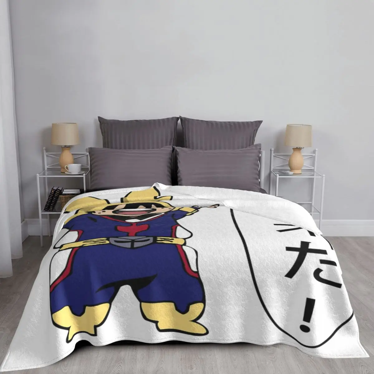 Я здесь маленькое одеяло Midoriya покрывало на кровать пляжное с изображением дивана