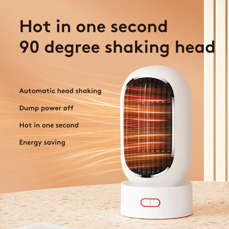 

1000W Heater Mini Household Portable Electric Space Heater Hot Air Energy Saving Small Desktop Quick Heat And Mute Heater