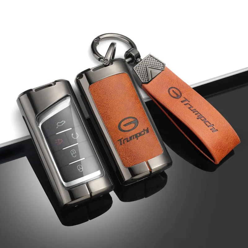 

Car Smart Remote Key Fob Case Cover Protector Holder Shell For GAC Trumpchi GS7 GS8 GM8 GS5 GA6 GM6 Keyless Keychain Accessories