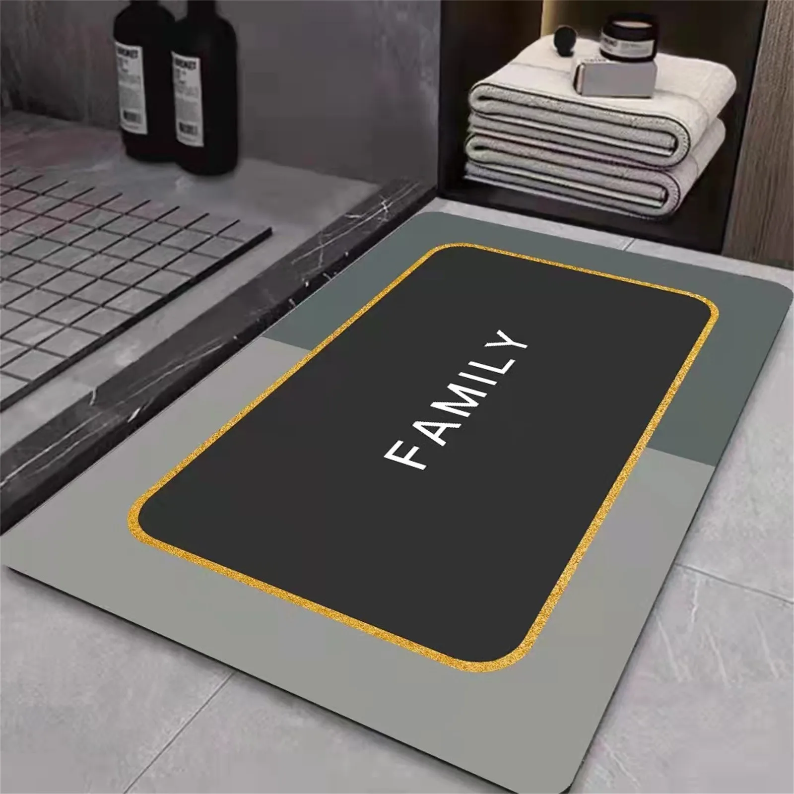 

Indoor Door Mat Bathroom Door Mat Super Absorbent Floor Mat Memory Foam Bath Mat Non-Slip Soft Microfiber Heated h Throw