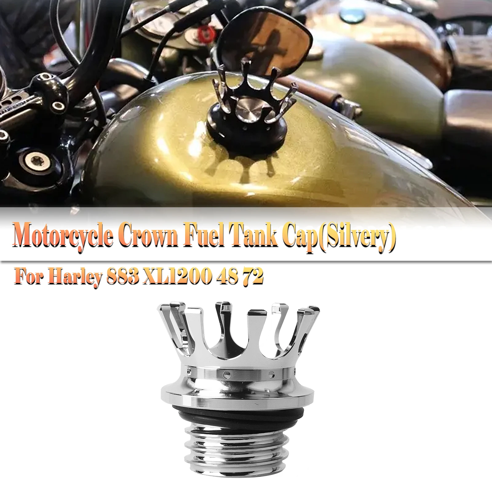 Крышка топливного бака мотоцикла для бензина и газа моделей Harley Sportster 883 XL1200 48 72 Dyna
