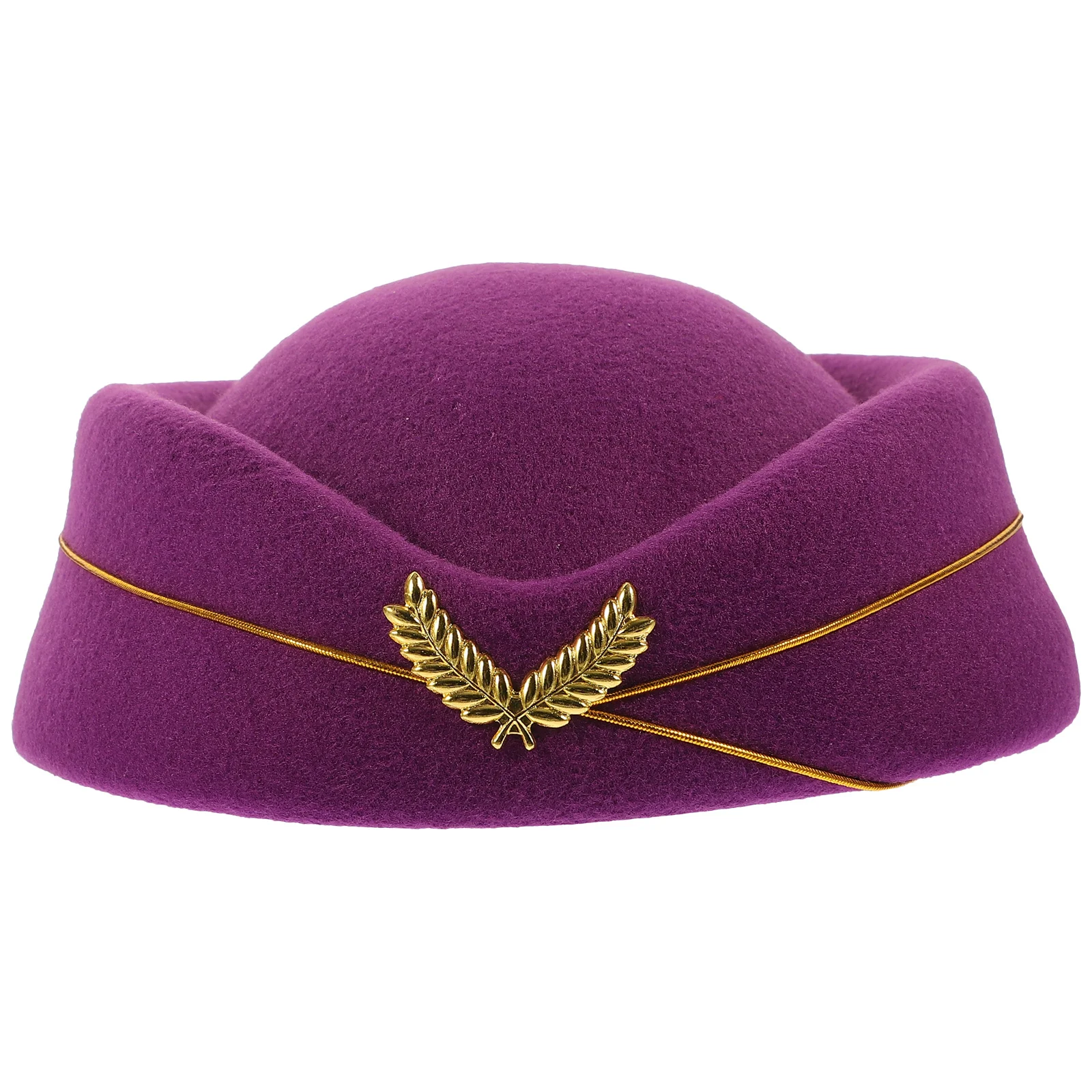 

Airline Attendant Hat Stewardess Cosplay Beret Hat Stewardess Theme Party Hat