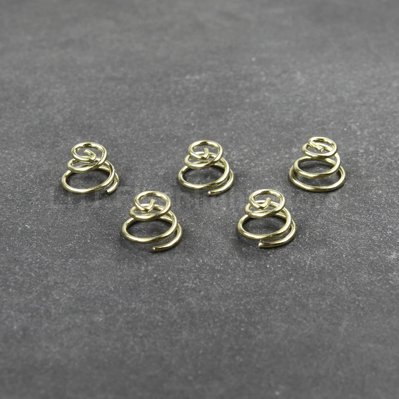 

11 мм (D) x 7 мм (H) позолоченный пружинный фонарик DIY