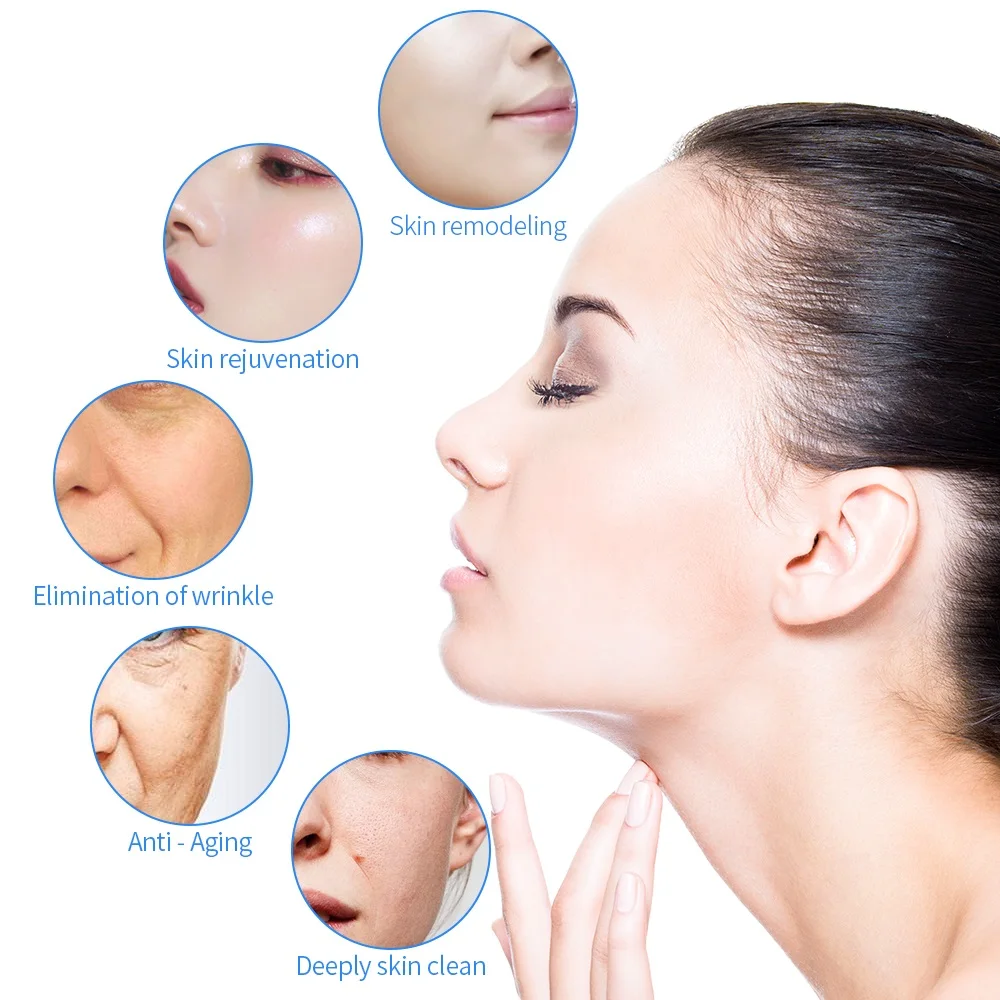 6 In 1 Hydrogen Oxygen Hydrating Water Dermabrasion Machine Facial Skin Scrubber Blackhead Removal Skin Lifting Whiten Device
