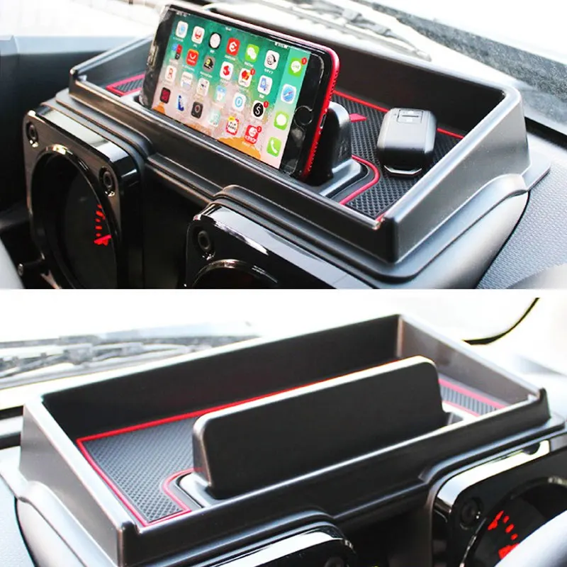 

Car Interior Dashboard Storage Box Tray Holder Dustproof Waterproof For Suzuki Jimny 2019 2020 Car Styling Accessories Non-slip