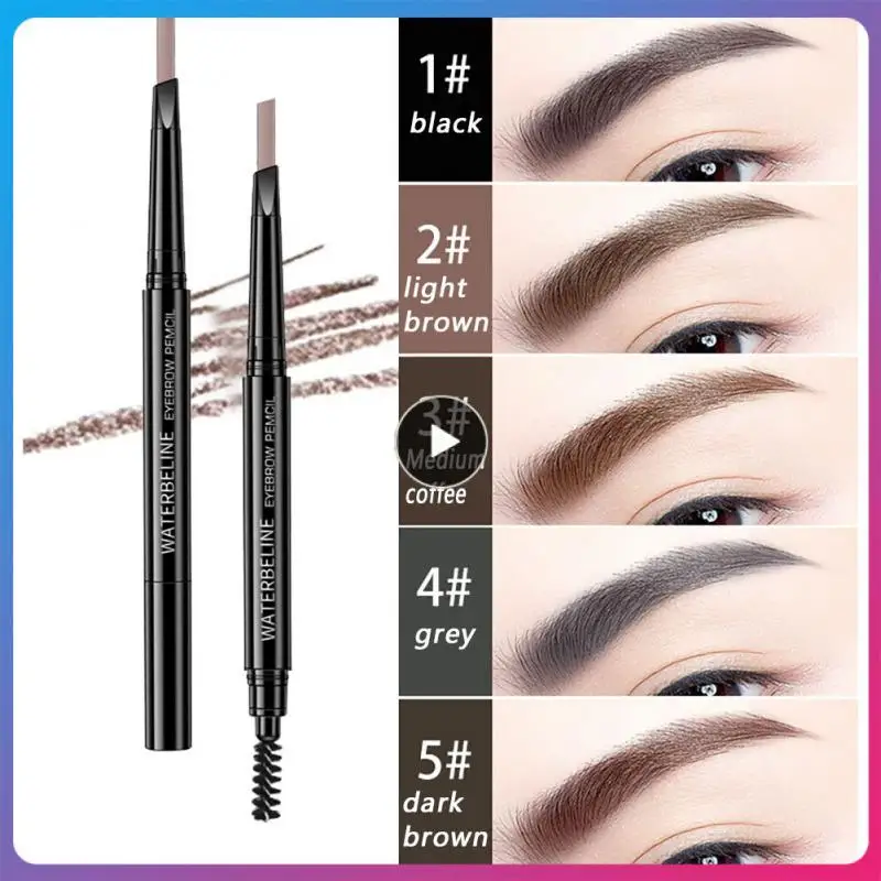 

Double-headed Eyebrow Pencil Waterproof Not Easy To Smudge For Beginners Eye Brow Tattoo Pen Maquiagem Long Lasting TSLM1