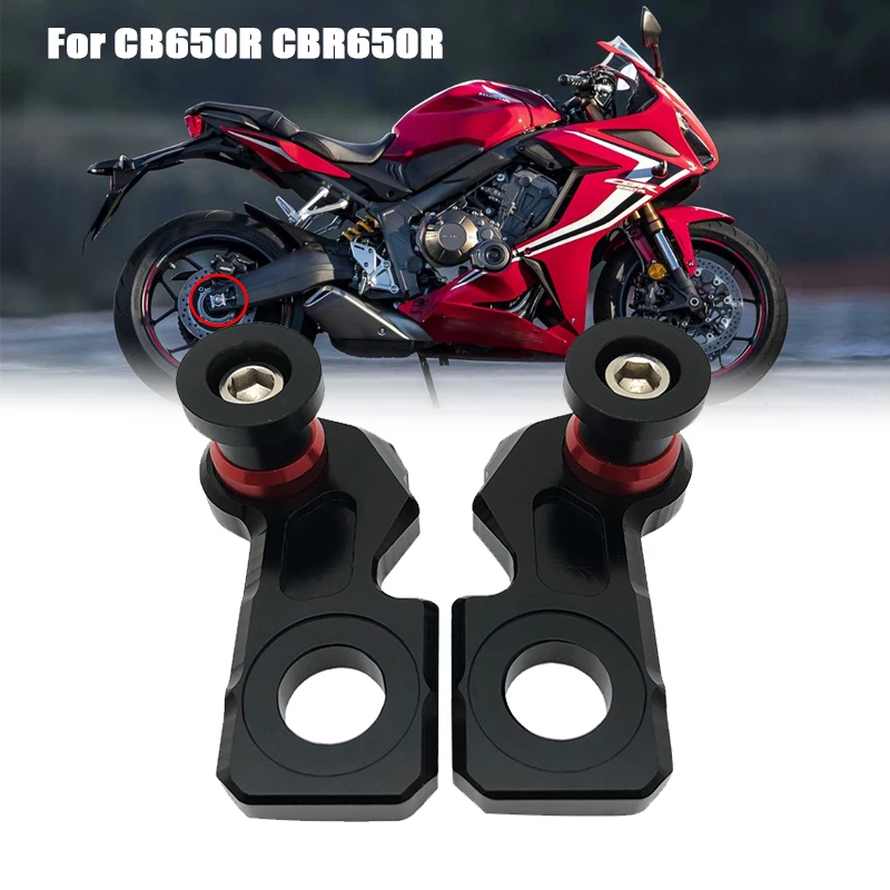 

For Honda CBR650R CB650R CB CBR 650R CB 650 R 2014-2022 2020 2021 Motorcycle Rear Wheel Axle Slider Swingarm Spools Stand Screws