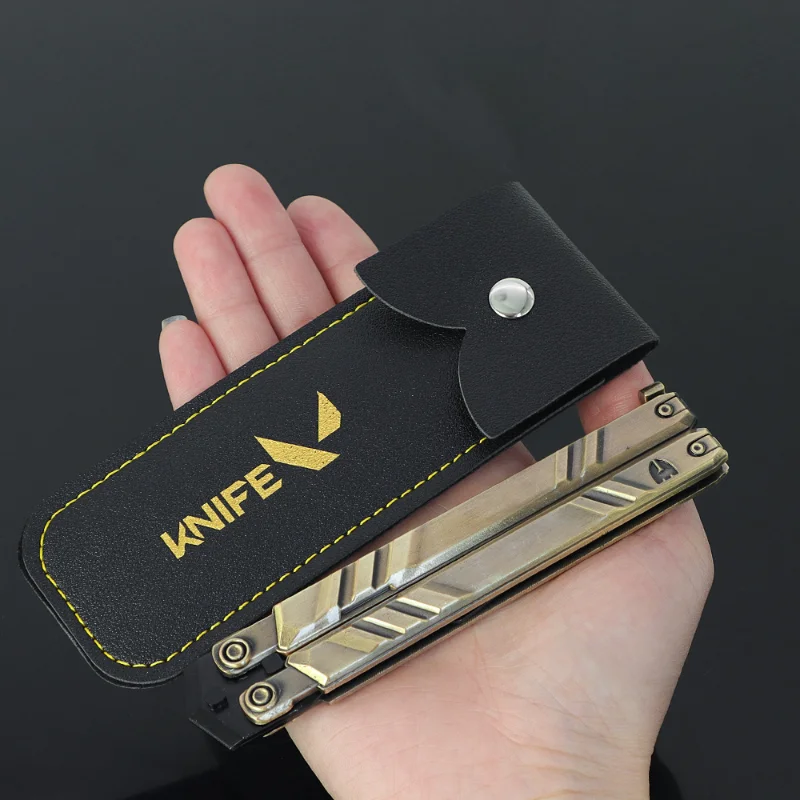 

Valorant, оружие 21 см, Recon Balisong, нож-бабочка, модель из сплава, искусственное оружие, Детские Подарочные игрушки