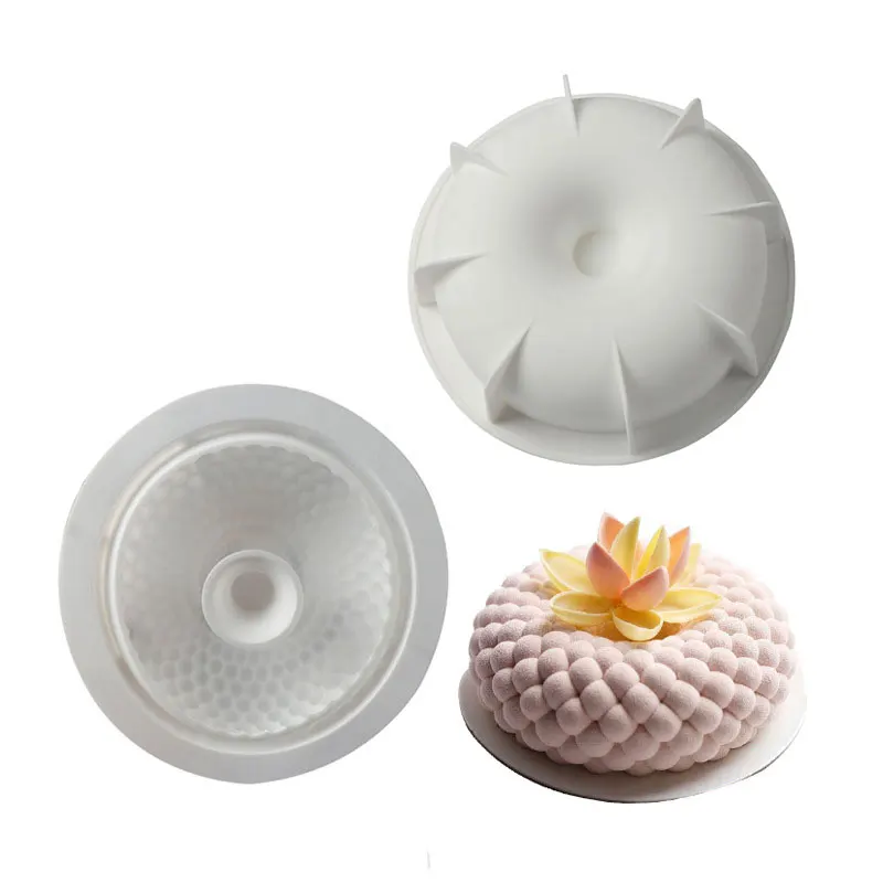 3D сетчатая силиконовая форма для торта шоколадного мороженого мусса желе