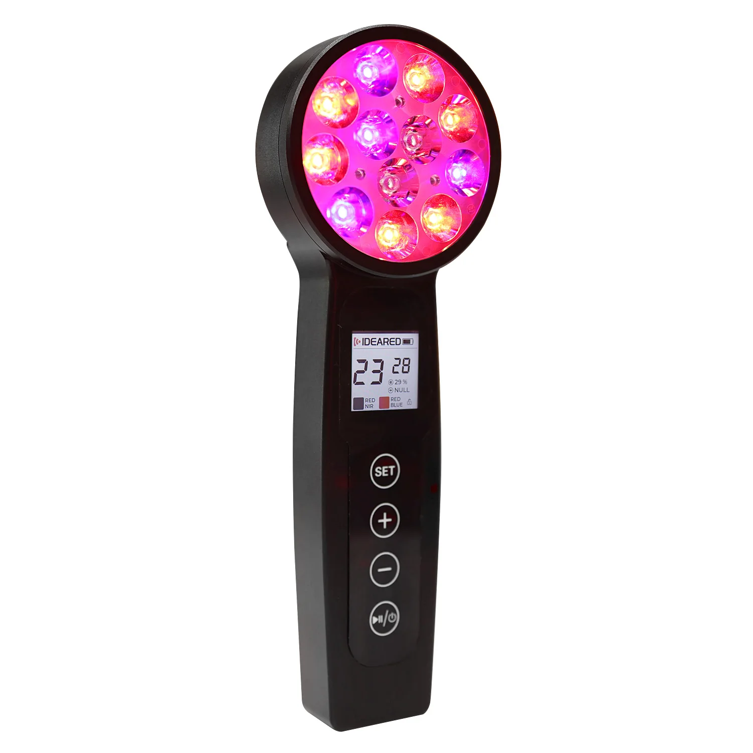

Portable beauty RL12-B Wand Blue NIR Red Light Therapy Benefits for Beauty Spa Skin Care Home Use Device